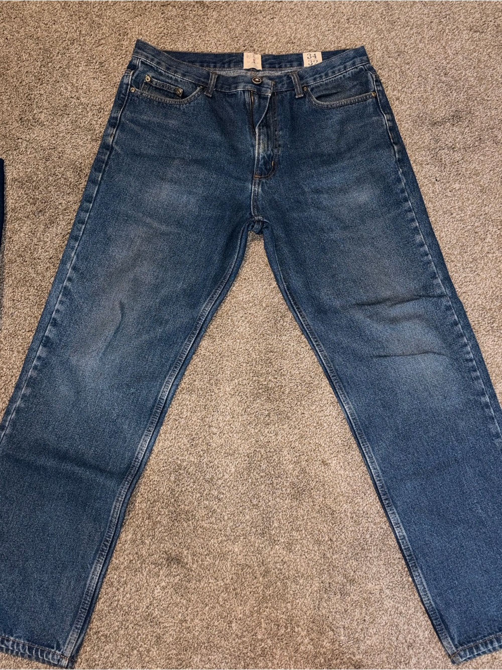 RedHead Men's Straight Jeans in Dark Blue Denim